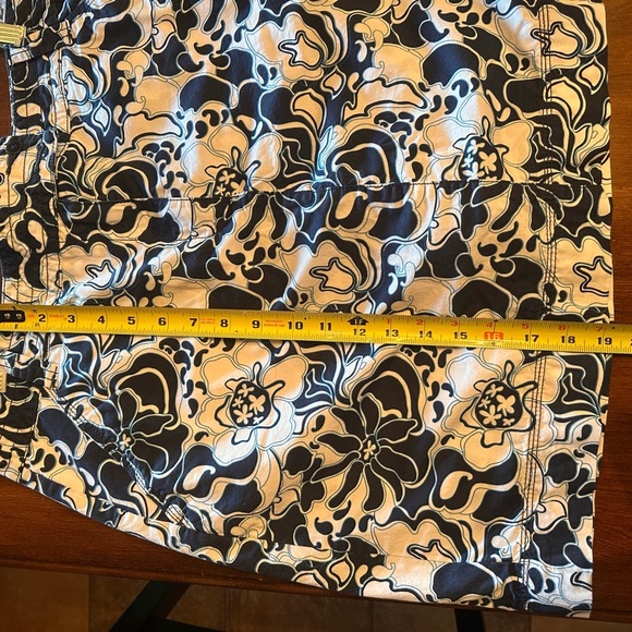 Classic Elements Blue and White Mini A-Line Skirt for Casual Resort Wear - Picture 7 of 8